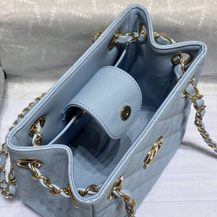 Replica CHANEL 22S Hubo Bag Light Blue - top-rated replica designer bag