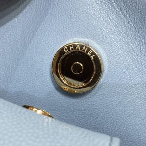Replica CHANEL 22S Hubo Bag Light Blue - best-selling designer handbag dupe