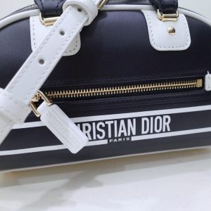 Replica Dior Vibe Zip Bowling Bag Black - top-rated replica designer bag