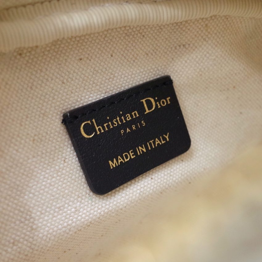 Replica Dior Vibe Zip Bowling Bag White - high-end fake designer purse