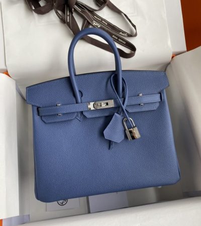 Replica Hermes Birkin Agate Blue - elite superclone designer purse
