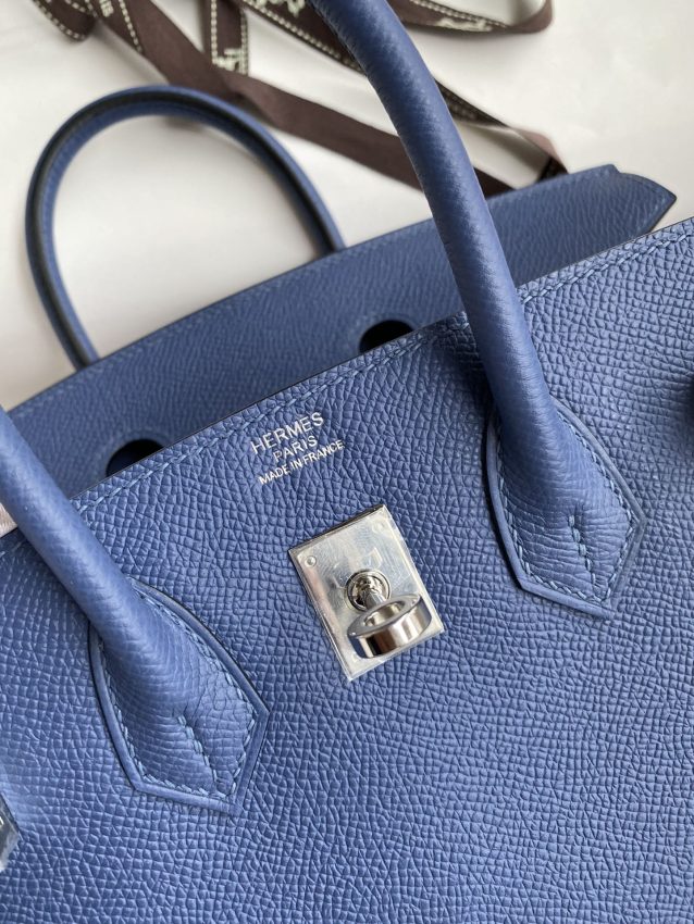Replica Hermes Birkin Agate Blue - top-tier luxury replica shoulder bag