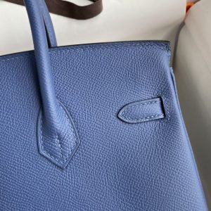 Replica Hermes Birkin Agate Blue - elite superclone designer purse