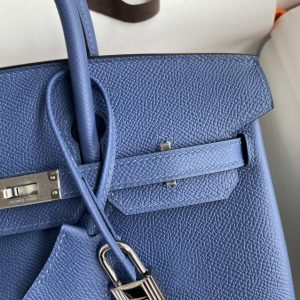 Replica Hermes Birkin Agate Blue - high-quality designer bag clone