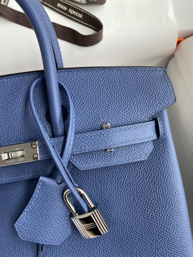 Replica Hermes Birkin Agate Blue - high-quality designer bag clone