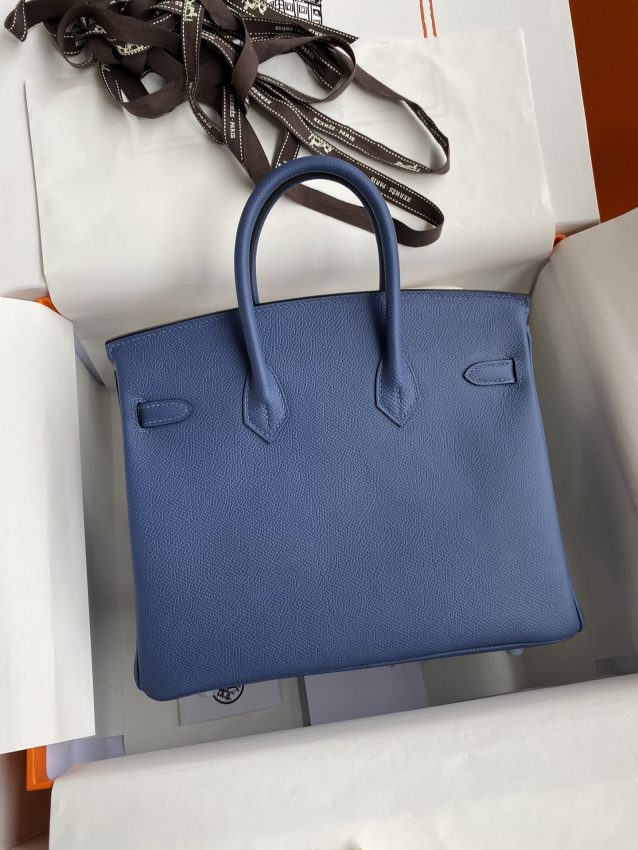 Replica Hermes Birkin Agate Blue - high-quality designer bag clone