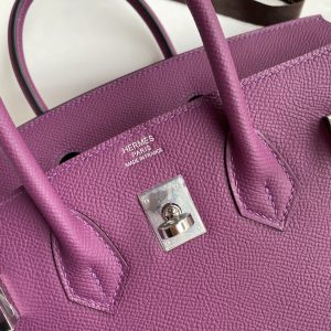Replica Hermes Birkin Epsom Anemone Purple - elite superclone designer purse