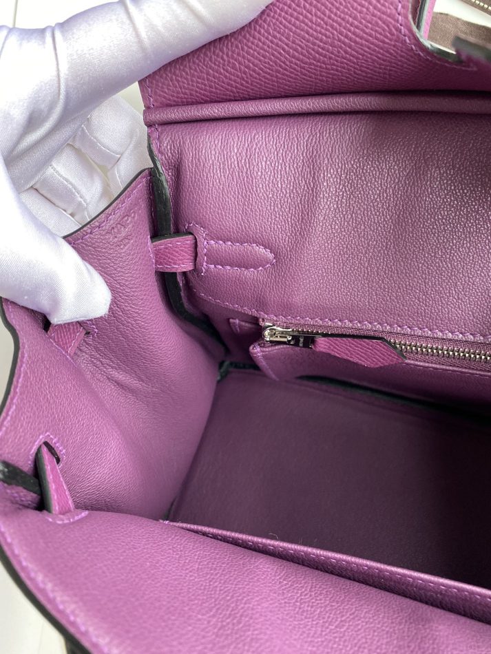 Replica Hermes Birkin Epsom Anemone Purple - near-authentic luxury replica handbag