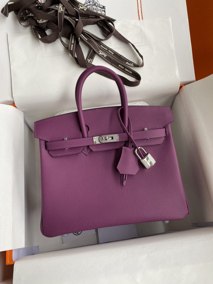 Replica Hermes Birkin Epsom Anemone Purple - 1:1 designer replica handbag