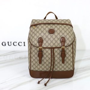 Replica Gucci Interlocking Double G Backpack Beige - high-accuracy replica luxury purse