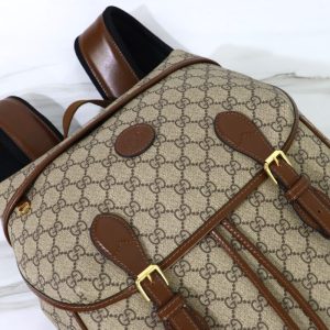 Replica Gucci Interlocking Double G Backpack Beige - elite superclone designer purse