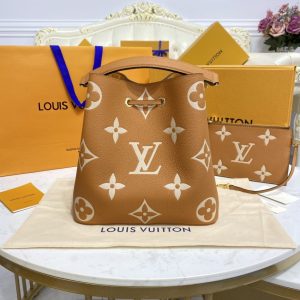 Replica Louis Vuitton Noe Bucket Brown MM - high-quality designer bag clone