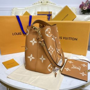 Replica Louis Vuitton Noe Bucket Brown MM - 1:1 designer replica handbag