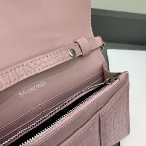 Replica Balenciaga Hourglass On Chain Pink - premium 1:1 fake handbag model