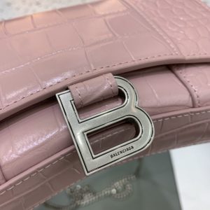 Replica Balenciaga Hourglass On Chain Pink - authentic-look luxury purse replica