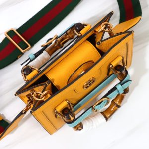 Replica Gucci Diana Small Tote Yellow - ultra-realistic fake designer tote