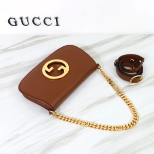 Replica Gucci Blondie Leather Brown - high-quality designer bag clone