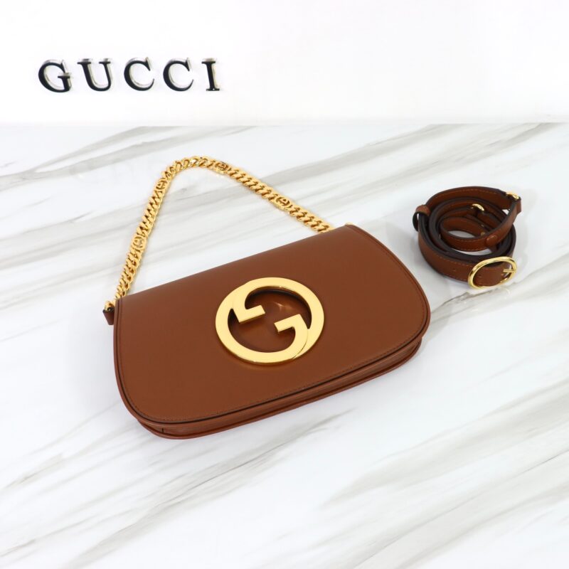 Replica Gucci Blondie Leather Brown - near-authentic luxury replica handbag