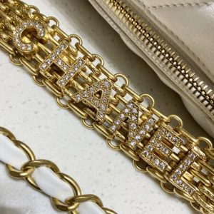 Replica CHANEL 22s Rhinestone Hobo White - elite superclone designer purse