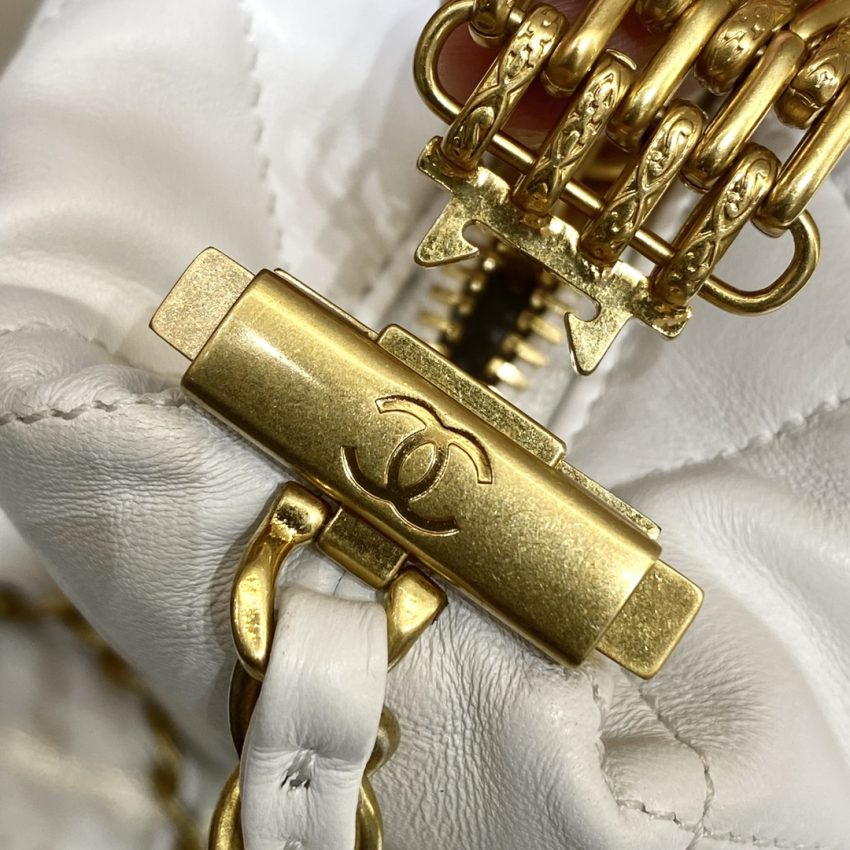 Replica CHANEL 22s Rhinestone Hobo White - premium-grade designer purse dupe