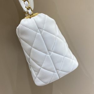 Replica CHANEL 22s Rhinestone Hobo White - high-quality designer bag clone