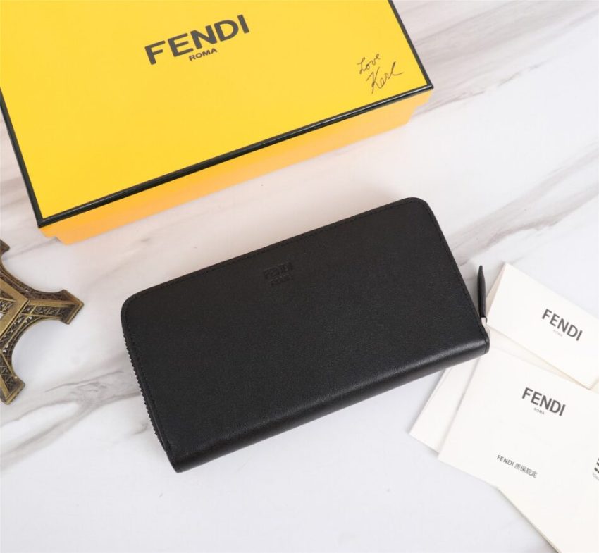 Replica Fendi Grey Eyes Wallet - best-selling designer handbag dupe