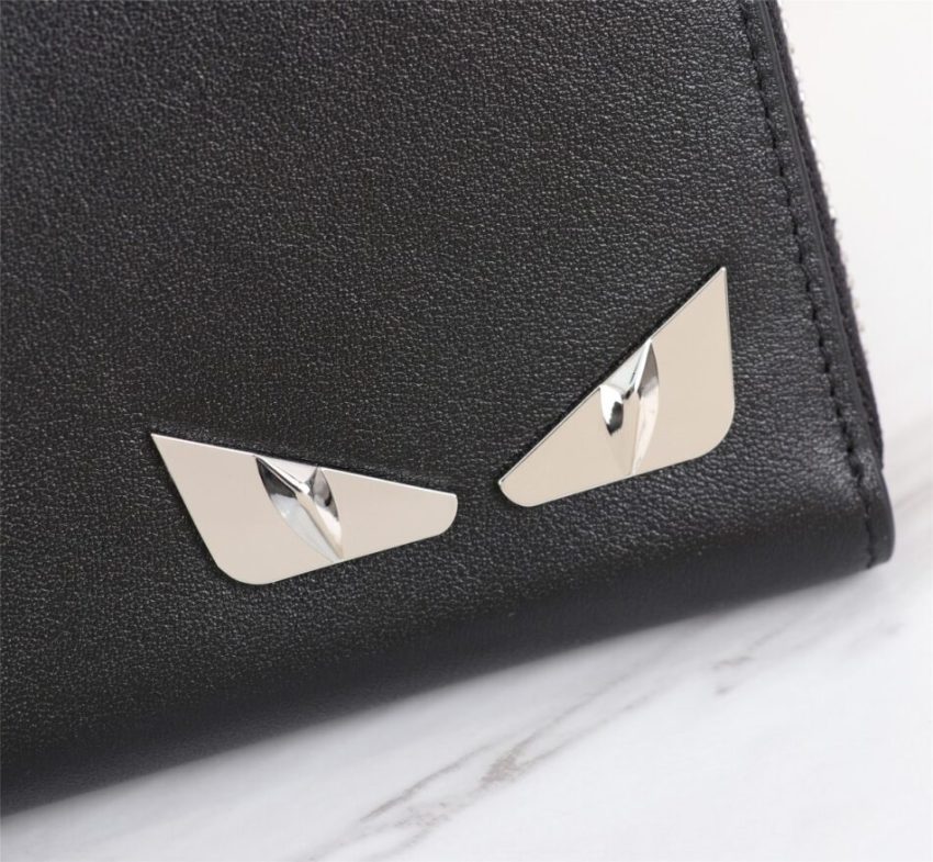 Replica Fendi Grey Eyes Wallet - premium-grade designer purse dupe