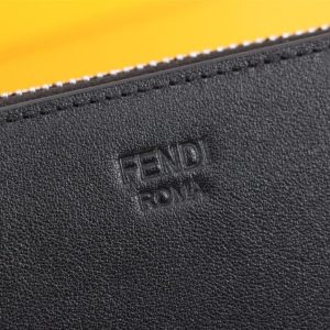 Replica Fendi Grey Eyes Wallet - near-authentic luxury replica handbag