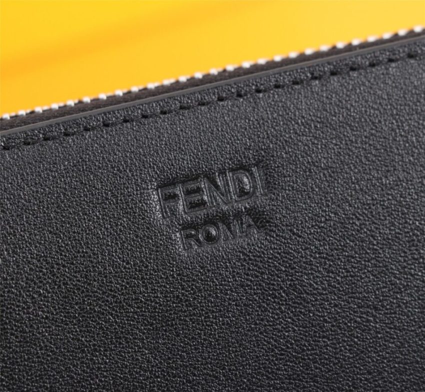 Replica Fendi Grey Eyes Wallet - near-authentic luxury replica handbag