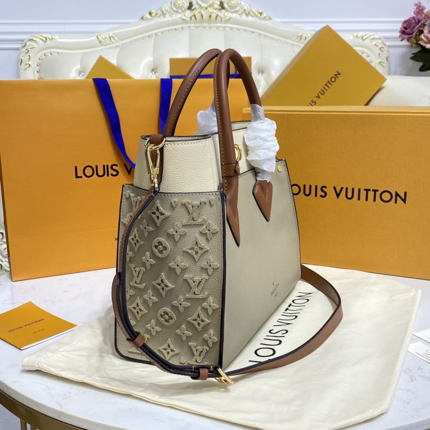 Replica Louis Vuitton On My Side Beige - high-accuracy replica luxury purse