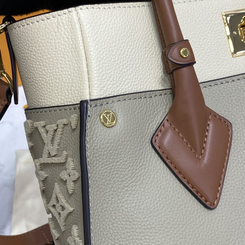 Replica Louis Vuitton On My Side Beige - high-quality designer bag clone