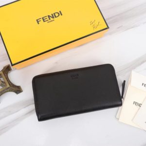 Replica Fendi Black Eyes Wallet - authentic-look luxury purse replica
