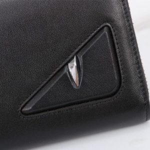 Replica Fendi Black Eyes Wallet - premium-grade designer purse dupe