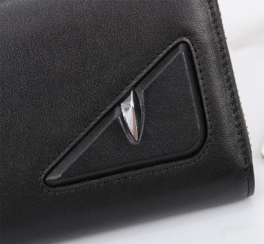 Replica Fendi Black Eyes Wallet - premium-grade designer purse dupe