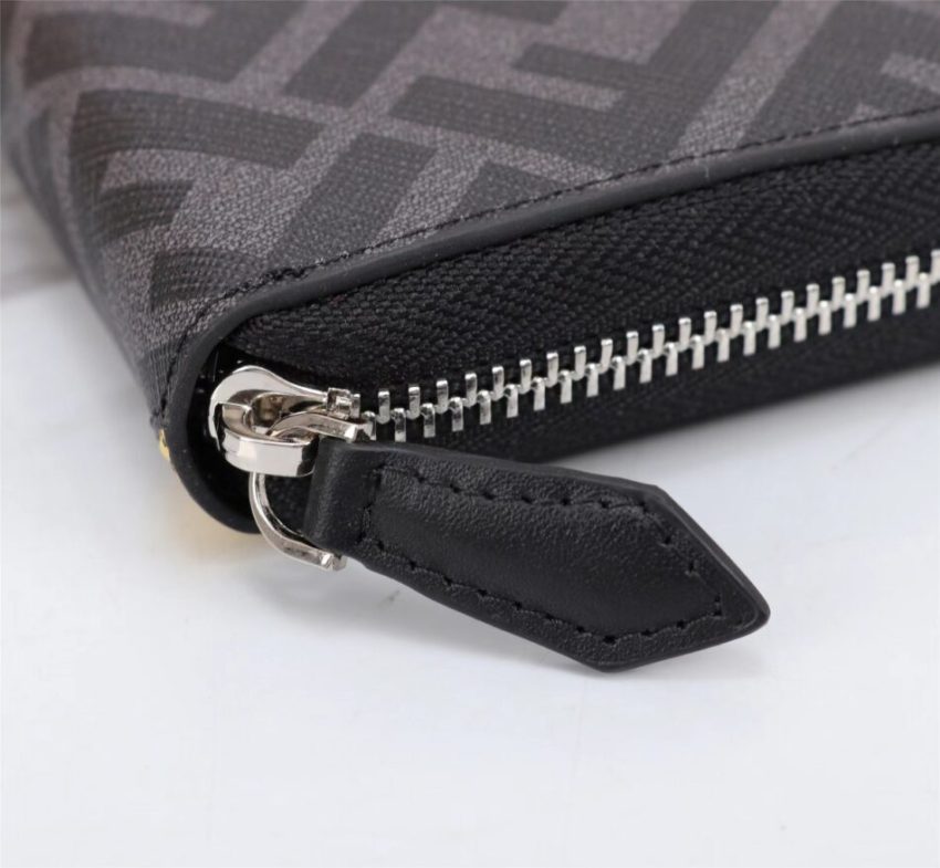 Replica Fendi FF Black Wallet - high-quality designer bag clone