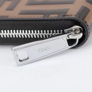 Replica Fendi FF Brown Wallet - premium-grade designer purse dupe
