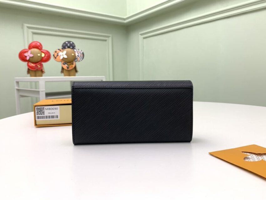 Replica Louis Vuitton Twist Wallet Black - elite superclone designer purse