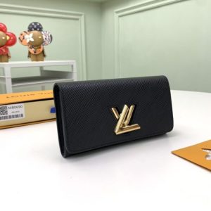 Replica Louis Vuitton Twist Wallet Black - top-tier luxury replica shoulder bag