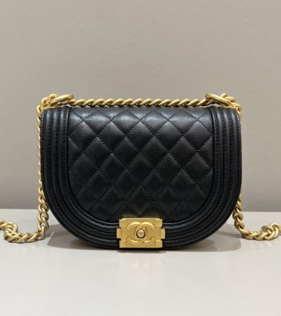 Replica CHANEL Le Boy Semi Circular - high-accuracy replica luxury purse