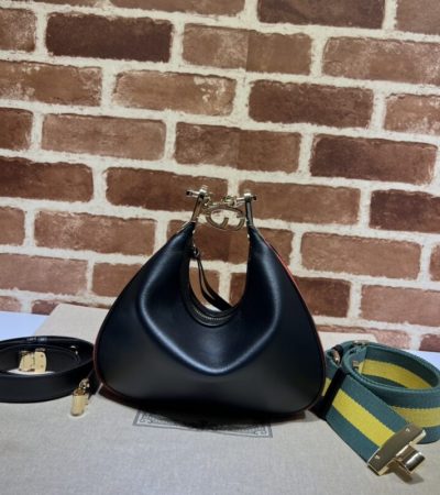 Replica Gucci Attache Canvas Black - premium 1:1 fake handbag model