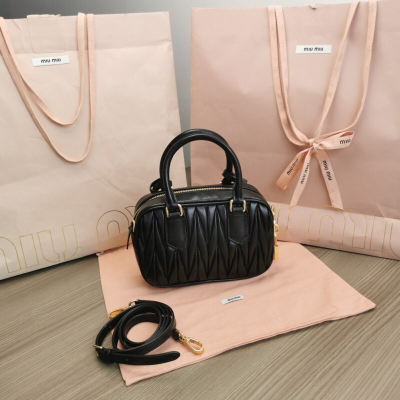 Replica Miu Miu Arcadie Small Black - high-quality designer bag clone