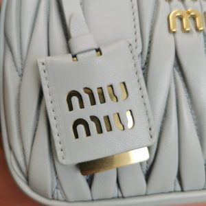 Replica Miu Miu Arcadie Small Light Blue - 1:1 designer replica handbag