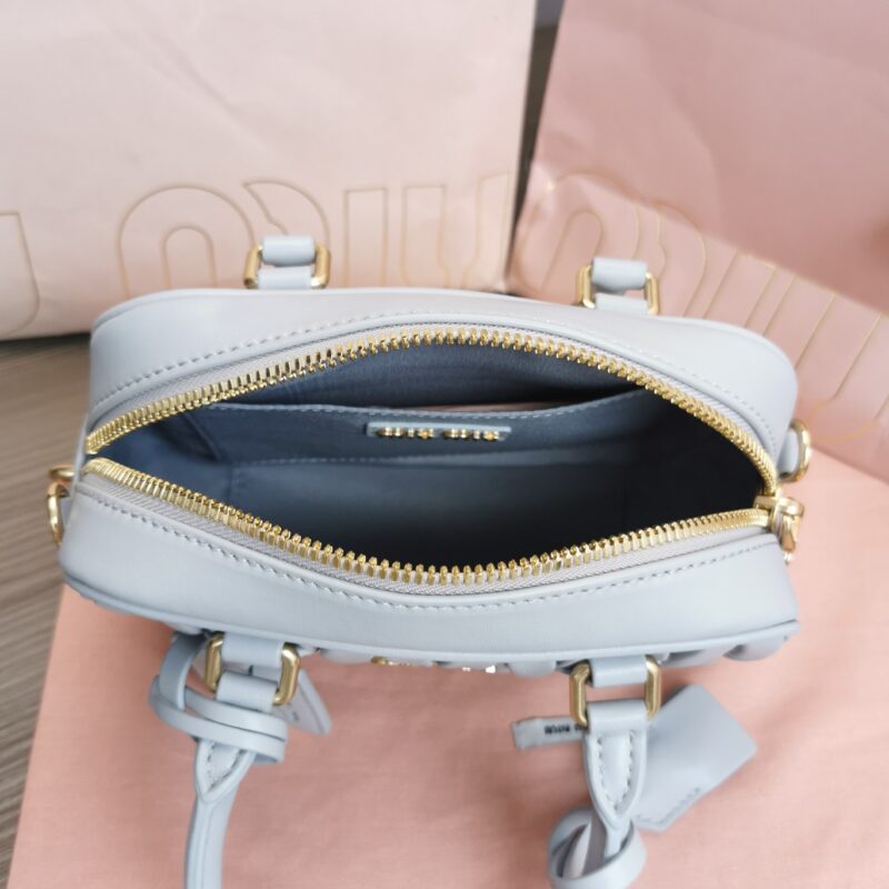 Replica Miu Miu Arcadie Small Light Blue - premium 1:1 fake handbag model