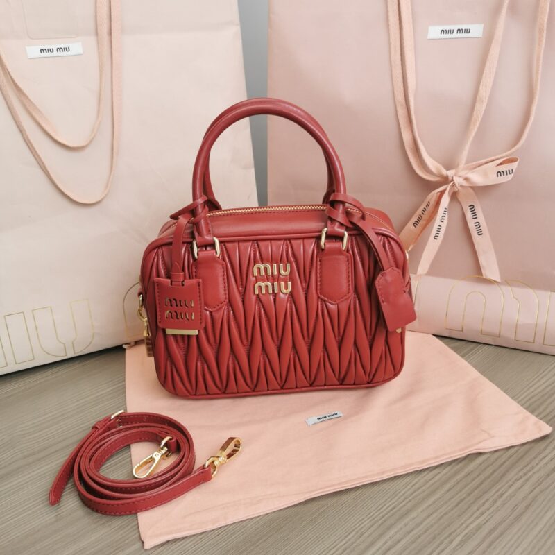 Replica Miu Miu Arcadie Medium Red - best-selling designer handbag dupe