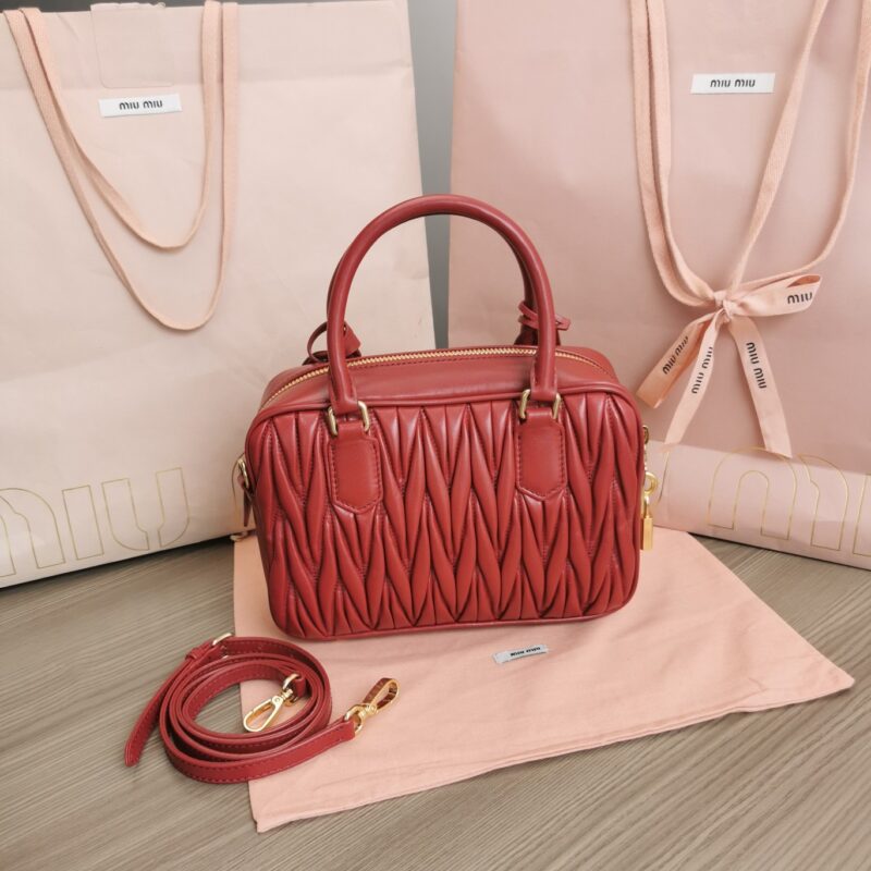 Replica Miu Miu Arcadie Medium Red - premium 1:1 fake handbag model
