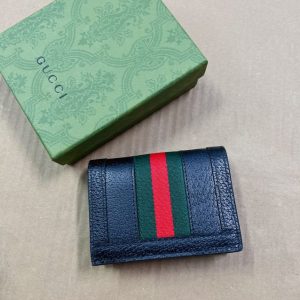 Replica Gucci Ophidia Compact Black Wallet - near-authentic luxury replica handbag