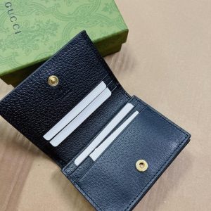 Replica Gucci Ophidia Compact Black Wallet - high-quality designer bag clone