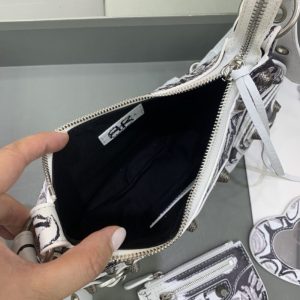 Replica Balenciaga Le Cagole Graffiti White - best-selling designer handbag dupe