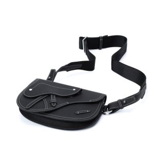 Replica Dior Saddle Shoulder Bag Black - high-accuracy replica luxury purse