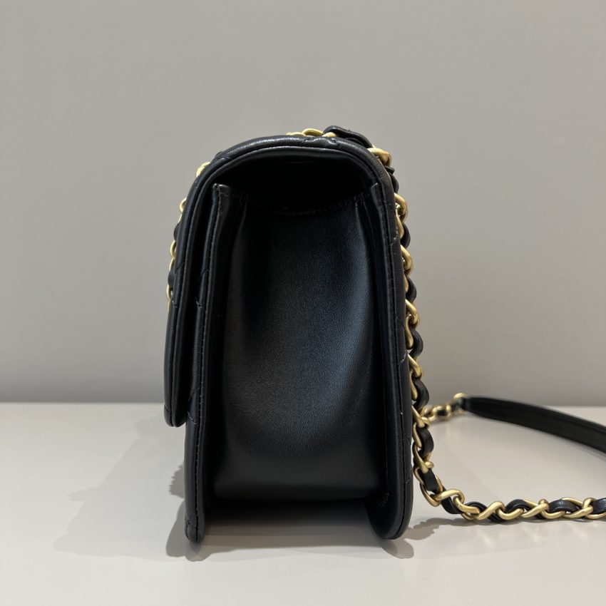 Replica CHANEL Tofu Bag Black - high-end fake designer purse